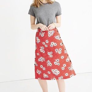 Madewell side-button skirt